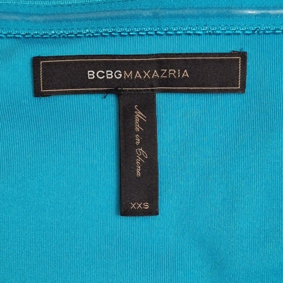 🅱️🅾️G🅾️ BCBG turquoise party dress - Picture 5 of 6